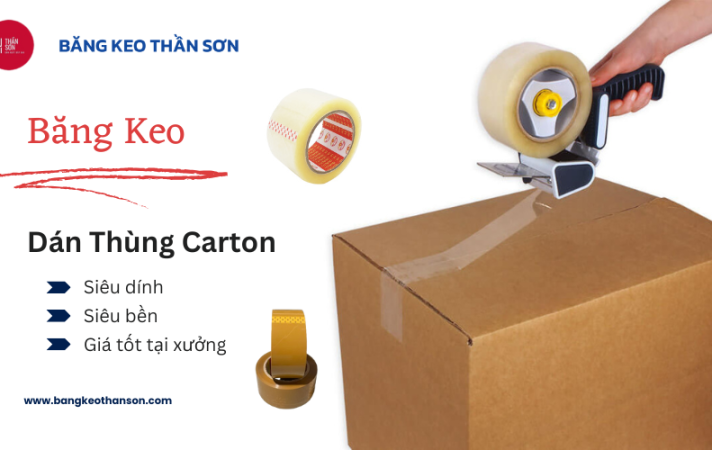 Sản xuất băng keo dán thùng
